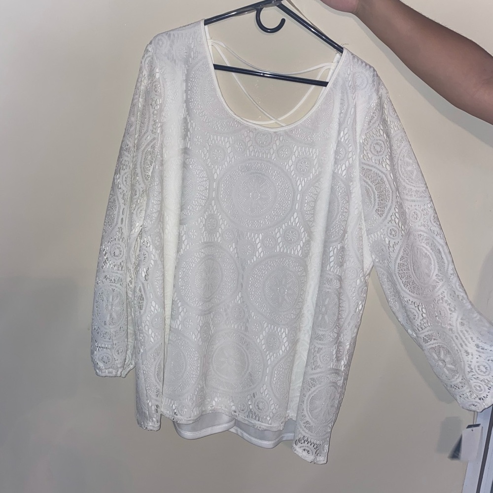 ING Collection Ivory Blouse - Picture 5 of 5